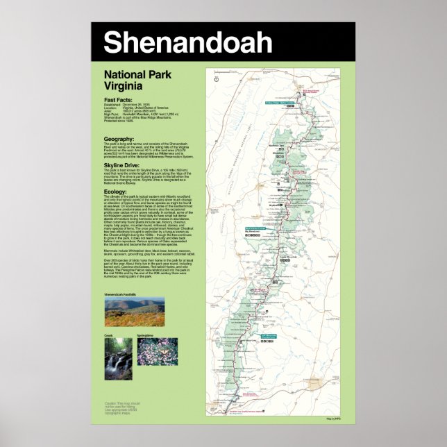 Shenandoah National Park Large Poster (Front)
