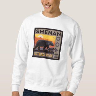 Shenandoah National Park   Mama Bear & Cubs Sweatshirt
