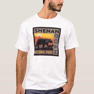 Shenandoah National Park   Mama Bear & Cubs T-Shirt
