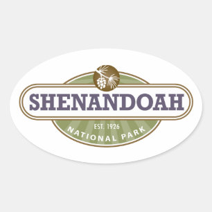 Shenandoah National Park Oval Sticker