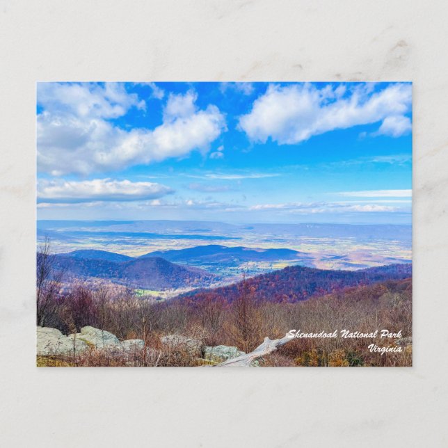 Shenandoah National Park Postcard (Front)