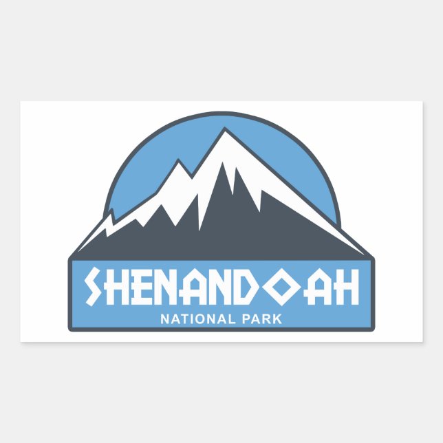 Shenandoah National Park Rectangular Sticker (Front)