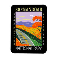 Shenandoah National Park Skyline Drive Distressed