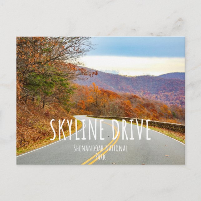 Shenandoah National Park Skyline Drive Postcard (Front)