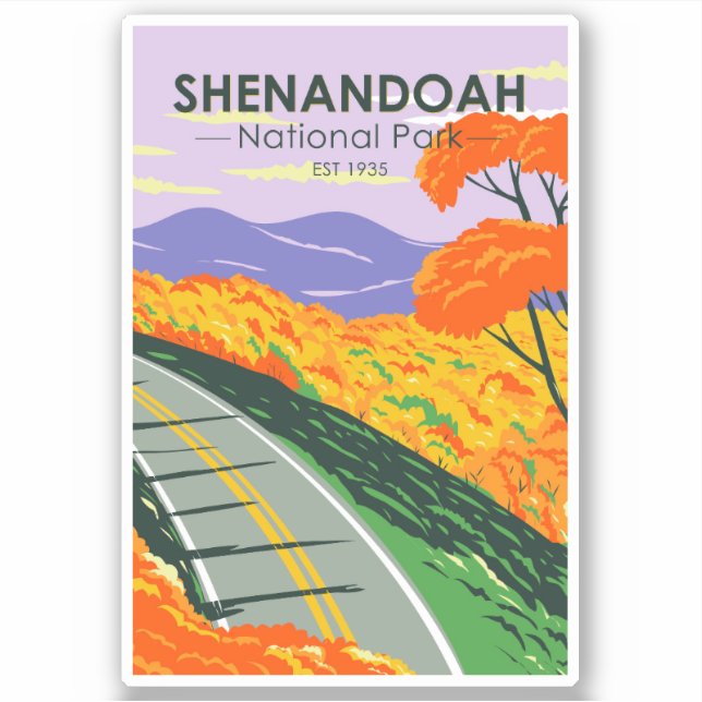 Shenandoah National Park Skyline Drive Virginia (Front)