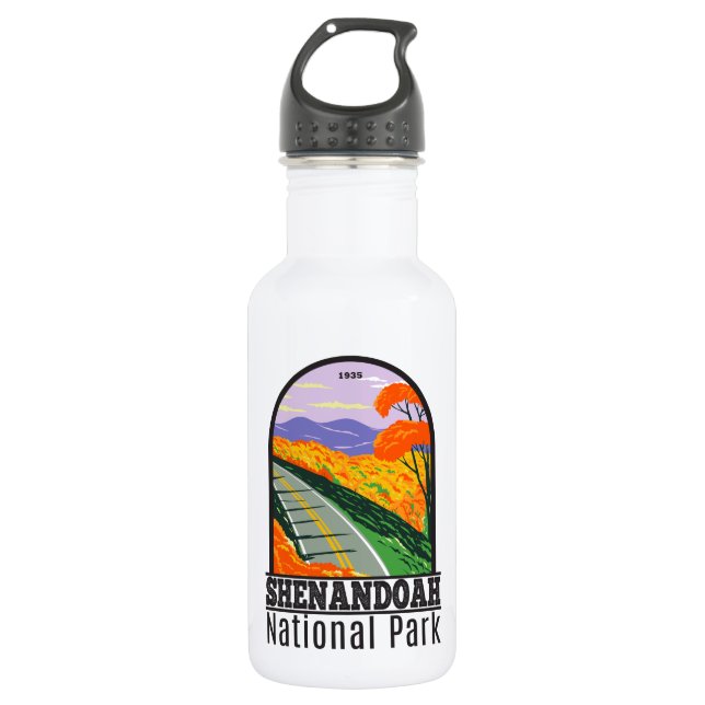 Shenandoah National Park Skyline Drive Virginia   532 Ml Water Bottle (Front)