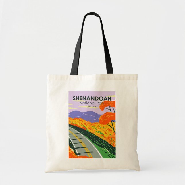 Shenandoah National Park Skyline Drive Virginia  Tote Bag (Front)