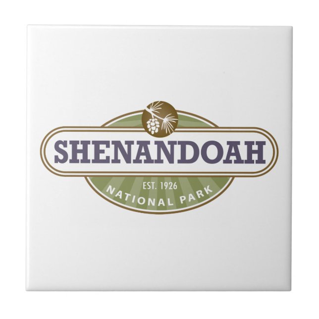 Shenandoah National Park Tile (Front)