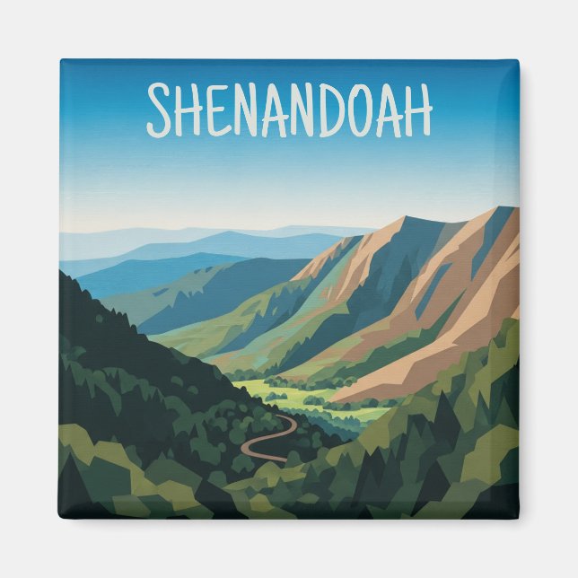 Shenandoah National Park Travel Magnet (Front)