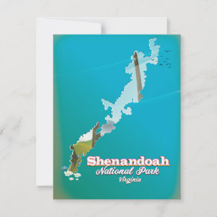 Shenandoah National Park travel poster.