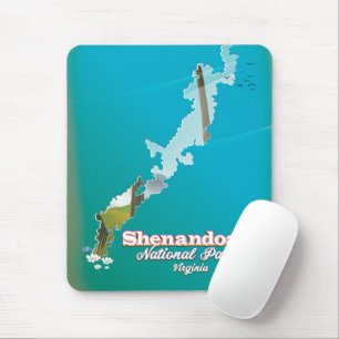Shenandoah National Park travel poster. Mouse Mat