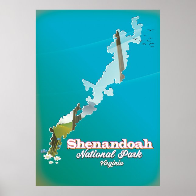 Shenandoah National Park travel poster. Poster (Front)