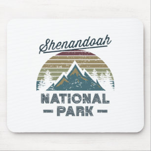 Shenandoah National Park Vintage Sunset Love Hikin Mouse Mat