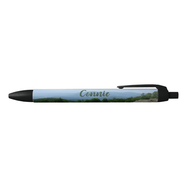Shenandoah National Park Virginia Personalised Black Ink Pen (Top)