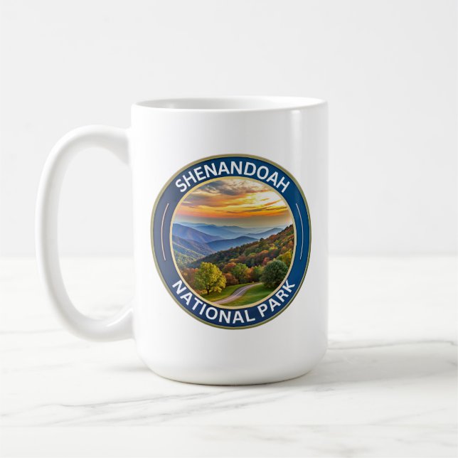 Shenandoah National Park Virginia USA Coffee Mug (Left)