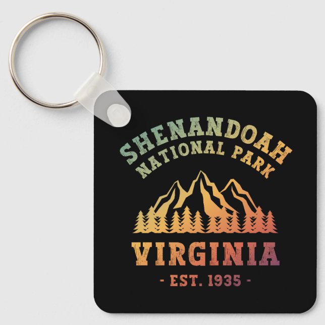 Shenandoah National Park Virginia USA Key Ring (Front)