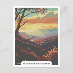 Shenandoah National Park, Virginia USA Postcard