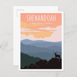 Shenandoah National Park Virginia USA Travel  Postcard