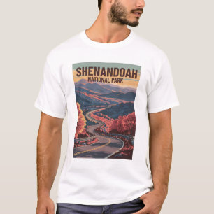 Shenandoah National Park Virginia Wilderness Art T-Shirt