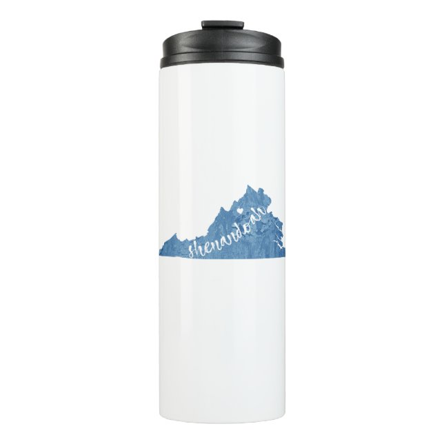 Shenandoah National Park Virginia Wood Grain Thermal Tumbler (Front)