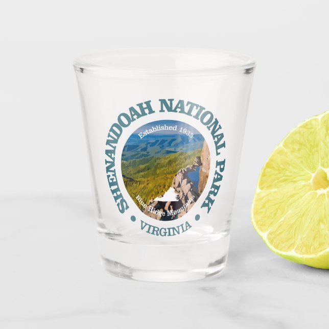 Shenandoah NP2 Shot Glass (Front)