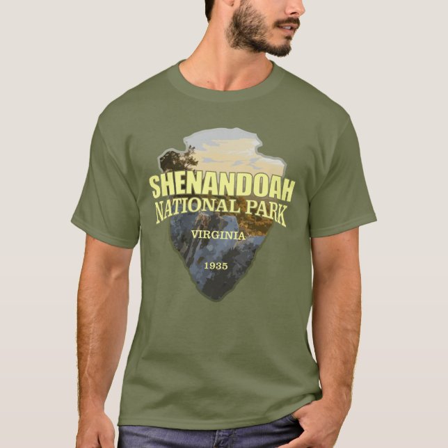 Shenandoah NP (arrowhead) T-Shirt (Front)