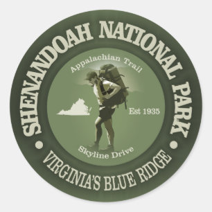 Shenandoah NP Classic Round Sticker
