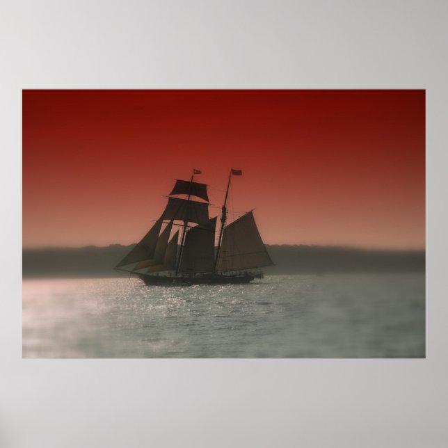 Shenandoah red sky poster (Front)
