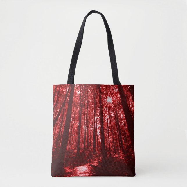 Shenandoah Red Tote Bag (Front)