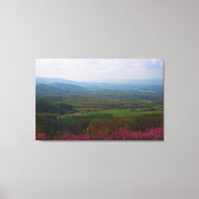 Shenandoah River Valley Canvas Print (Front)
