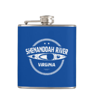 Shenandoah River, Virginia Hip Flask