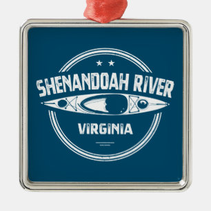 Shenandoah River, Virginia Metal Tree Decoration