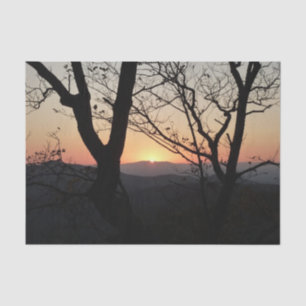 Shenandoah Sunset National Park Landscape Tissue Paper