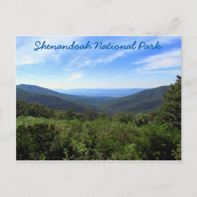 Shenandoah Valley Postcard (Front)