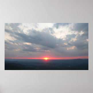 Shenandoah Valley Sunset Poster