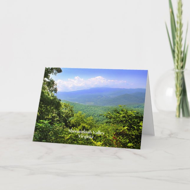 Shenandoah Valley, Virginia Card (Front)