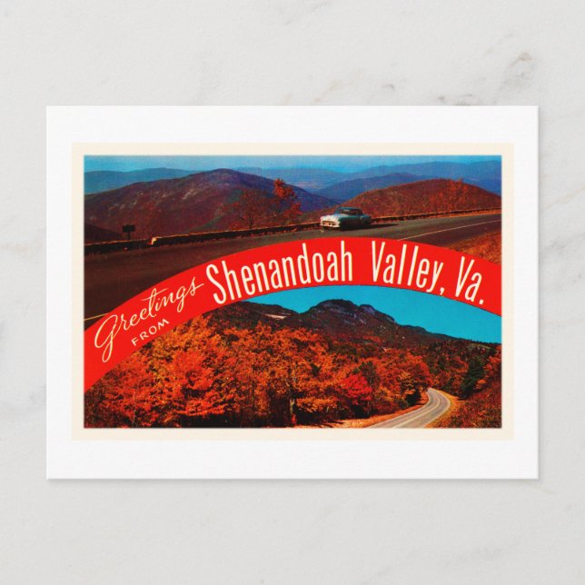 Shenandoah Valley Virginia VA Vintage Postcard- Postcard (Front)