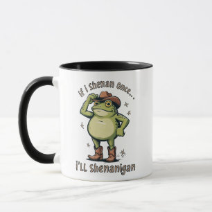 Shenanigan Funny Mental Health Frog  Mug