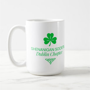 Shenanigan Society Dublin Chapter Vintage Heritage Coffee Mug