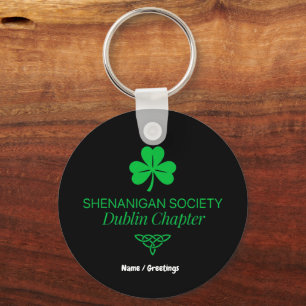 Shenanigan Society Dublin Chapter Vintage Heritage Key Ring