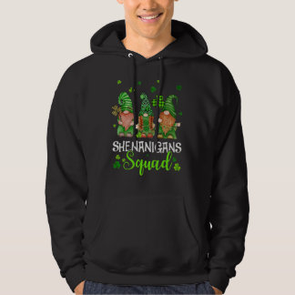 Shenanigan Squad St Patrick Day Gnomes Proud Irish Hoodie