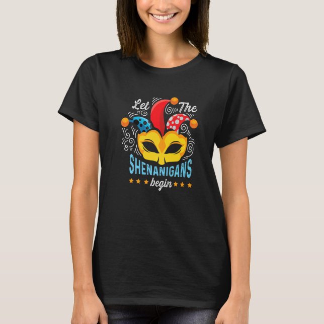 Shenanigans Begins Joker or  Person T-Shirt (Front)