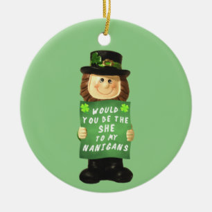 Shenanigans Ceramic Tree Decoration