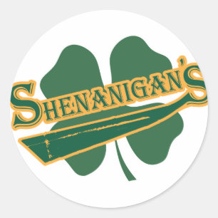 Shenanigan's Classic Round Sticker