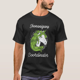 Shenanigans Coordinator Funny Teacher St Patrick's T-Shirt