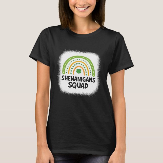 Shenanigans Coordinator Irish Rainbow St Patricks  T-Shirt (Front)
