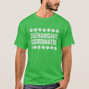 Shenanigans Coordinator Matching Teacher St Patric T-Shirt