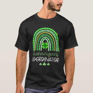 Shenanigans Coordinator Rainbow St Patricks Day Te T-Shirt