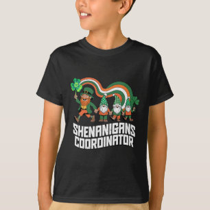 Shenanigans Coordinator St Patrick’s Day Gnome T-Shirt