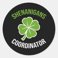 Shenanigans Coordinator St Patrick's Day